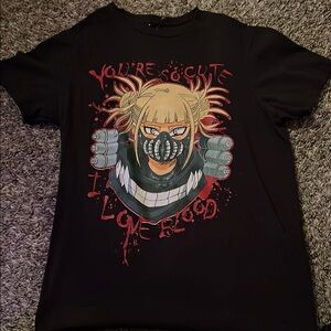 Black Graphic Toga Himiko Shirt